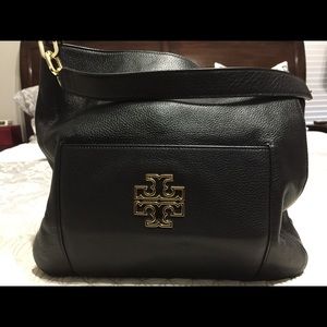 New never used Tory Burch black shoulder bag.